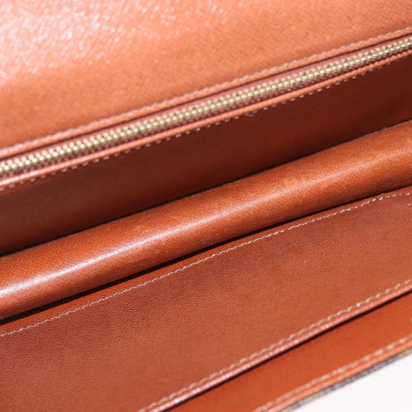 LOUIS VUITTON Monogram Pochette Dam PM Clutch Bag M51812 LV Auth 173755