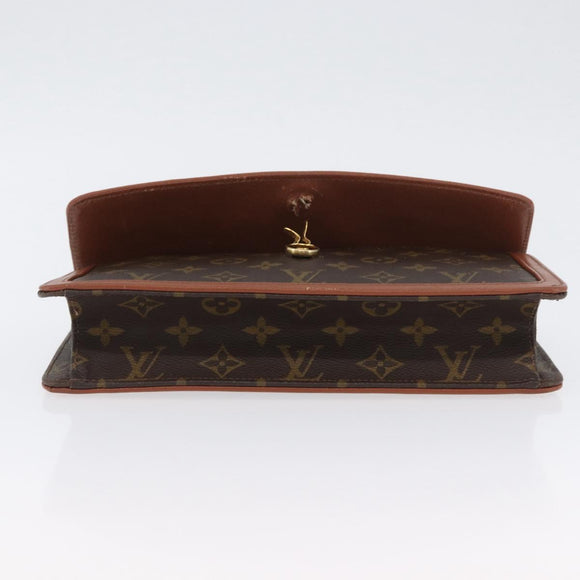 LOUIS VUITTON Monogram Pochette Dam PM Clutch Bag M51812 LV Auth 173755