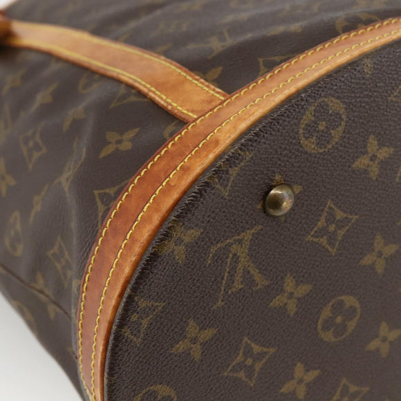 LOUIS VUITTON Monogram Bucket GM Shoulder Bag M42236 LV Auth 173758