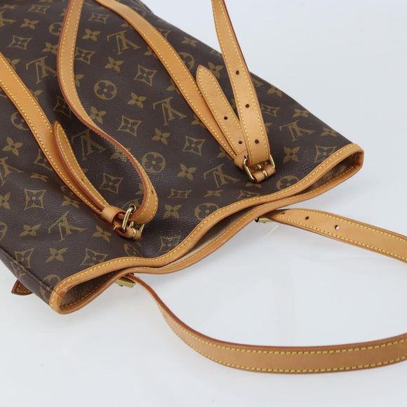 LOUIS VUITTON Monogram Bucket GM Shoulder Bag M42236 LV Auth 173762