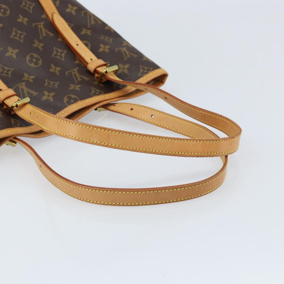 LOUIS VUITTON Monogram Bucket GM Shoulder Bag M42236 LV Auth 173762