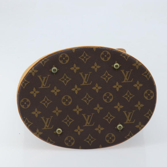 LOUIS VUITTON Monogram Bucket GM Shoulder Bag M42236 LV Auth 173762