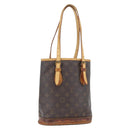 LOUIS VUITTON Monogram Bucket PM Shoulder Bag M42238 LV Auth 173765-1