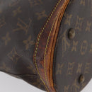 LOUIS VUITTON Monogram Bucket PM Shoulder Bag M42238 LV Auth 173765-16