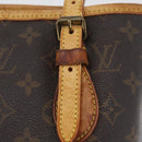 LOUIS VUITTON Monogram Bucket PM Shoulder Bag M42238 LV Auth 173765-9