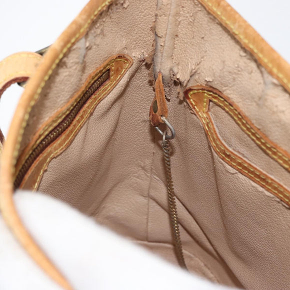 LOUIS VUITTON Monogram Bucket PM Shoulder Bag M42238 LV Auth 173765