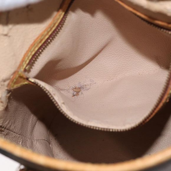 LOUIS VUITTON Monogram Bucket PM Shoulder Bag M42238 LV Auth 173765