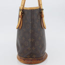 LOUIS VUITTON Monogram Bucket PM Shoulder Bag M42238 LV Auth 173765-4