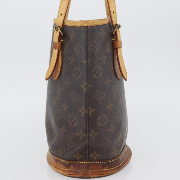 LOUIS VUITTON Monogram Bucket PM Shoulder Bag M42238 LV Auth 173765