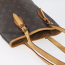 LOUIS VUITTON Monogram Bucket PM Shoulder Bag M42238 LV Auth 173765-6