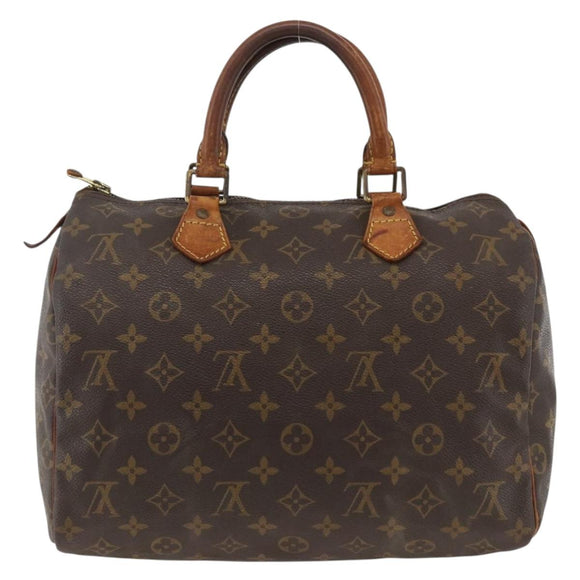 LOUIS VUITTON Monogram Speedy 30 Hand Bag M41526 LV Auth 173767