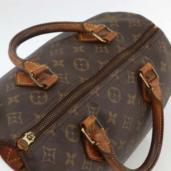 LOUIS VUITTON Monogram Speedy 30 Hand Bag M41526 LV Auth 173767