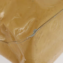 LOUIS VUITTON Monogram Vernis Reade MM Handtas Beige M91141 LV Auth 173771-9
