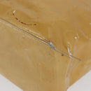 LOUIS VUITTON Monogram Vernis Reade MM Handtas Beige M91141 LV Auth 173771-15
