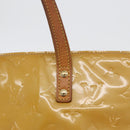 LOUIS VUITTON Monogram Vernis Reade MM Handtas Beige M91141 LV Auth 173771-18