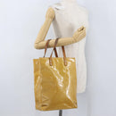 LOUIS VUITTON Monogram Vernis Reade MM Handtas Beige M91141 LV Auth 173771-24