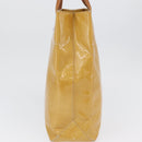 LOUIS VUITTON Monogram Vernis Reade MM Handtas Beige M91141 LV Auth 173771-4