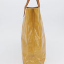 LOUIS VUITTON Monogram Vernis Reade MM Handtas Beige M91141 LV Auth 173771-5