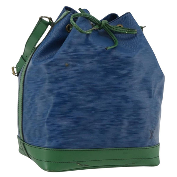 LOUIS VUITTON Epi Noe Shoulder Bag Bicolor Green Blue M44044 LV Auth 173773