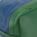 LOUIS VUITTON Epi Noe Shoulder Bag Bicolor Green Blue M44044 LV Auth 173773-14