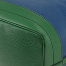 LOUIS VUITTON Epi Noe Shoulder Bag Bicolor Green Blue M44044 LV Auth 173773-15