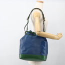 LOUIS VUITTON Epi Noe Shoulder Bag Bicolor Green Blue M44044 LV Auth 173773-21