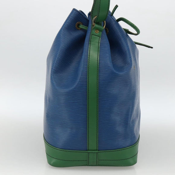 LOUIS VUITTON Epi Noe Shoulder Bag Bicolor Green Blue M44044 LV Auth 173773