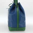 LOUIS VUITTON Epi Noe Shoulder Bag Bicolor Green Blue M44044 LV Auth 173773-4