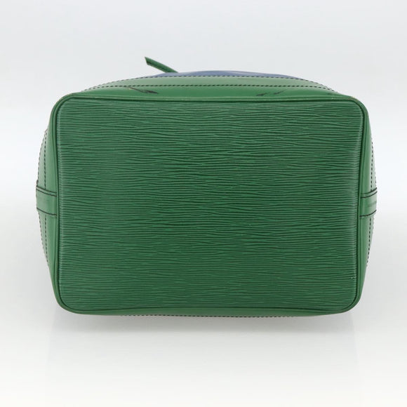 LOUIS VUITTON Epi Noe Shoulder Bag Bicolor Green Blue M44044 LV Auth 173773