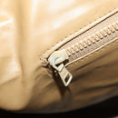 CELINE Macadam Canvas Boston Bag PVC Leather Brown Gold Auth 173776-21
