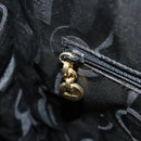 Salvatore Ferragamo Handtasche Leder Schwarz Gold Auth 173778-19