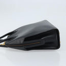 Salvatore Ferragamo Handtasche Leder Schwarz Gold Auth 173778-4