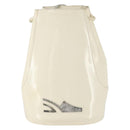 Salvatore Ferragamo Backpack Patent leather White Gold Auth 173783-2