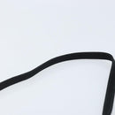 Salvatore Ferragamo Vala Ribbon Shoulder Bag Satin 2way Black Gold Auth 173786-10