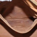 CELINE Macadam Canvas Hand Bag PVC Leather Brown Gold Auth 173791-11
