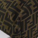 FENDI Zucca Canvas Handtasche Schwarz Braun Auth 173796-16