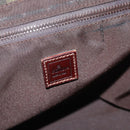 FENDI Zucca Canvas Handtasche Schwarz Braun Auth 173796-9