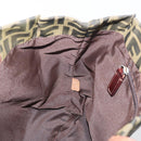 FENDI Zucca Canvas Handtasche Schwarz Braun Auth 173796-19