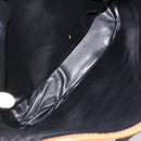 CELINE Tote Bag Leather Black Gold Auth 173798A-10