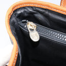 CELINE Tote Bag Leather Black Gold Auth 173798A-22