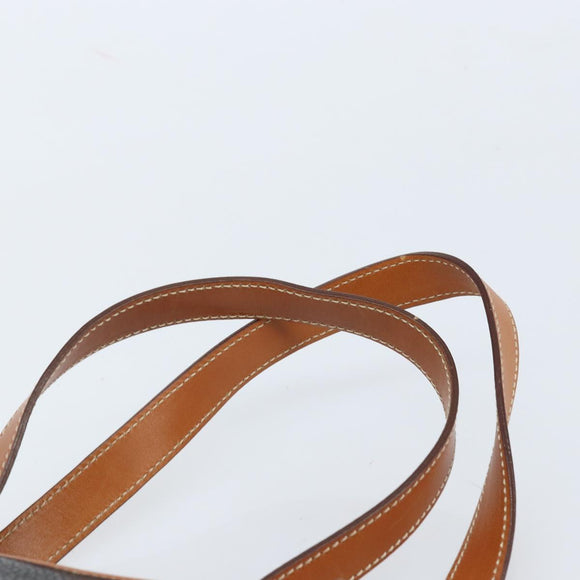 CELINE Tote Bag Leather Black Gold Auth 173798A