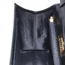GIVENCHY Hand Bag Leather 2way Black Gold Auth 173799-22