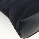 Salvatore Ferragamo Tote Bag Canvas Navy Gold Auth 173801-17