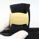 Salvatore Ferragamo Tote Bag Canvas Navy Gold Auth 173801-9