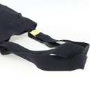 Salvatore Ferragamo Tote Bag Canvas Navy Gold Auth 173801-7