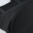 FENDI Tote Bag Nylon Black Silver Auth 173802-14