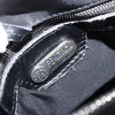 FENDI Tote Bag Nylon Black Silver Auth 173802-17