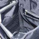 FENDI Tote Bag Nylon Black Silver Auth 173802-19