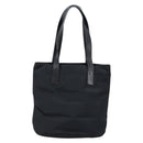 FENDI Tote Bag Nylon Black Silver Auth 173802-2