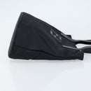 FENDI Tote Bag Nylon Black Silver Auth 173802-3